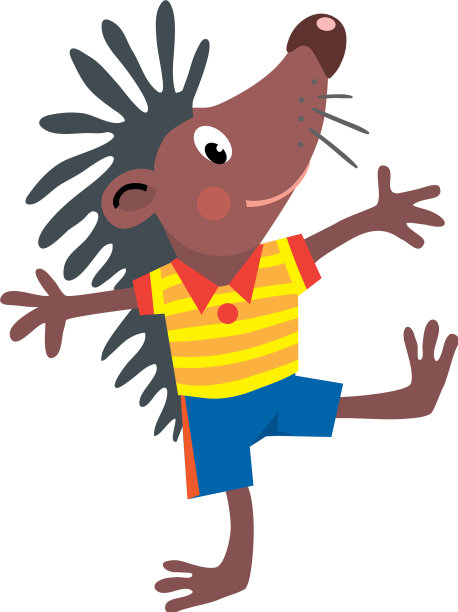 有趣的小刺猬图片下载