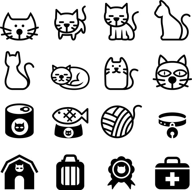 猫的图标图片下载