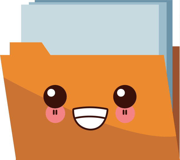 文件夹文件符号卡哇伊可爱的卡通图片下载