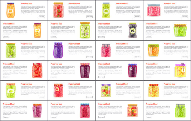 罐装保鲜食品网上条幅集图片下载