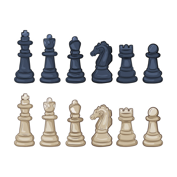国际象棋棋子图片下载