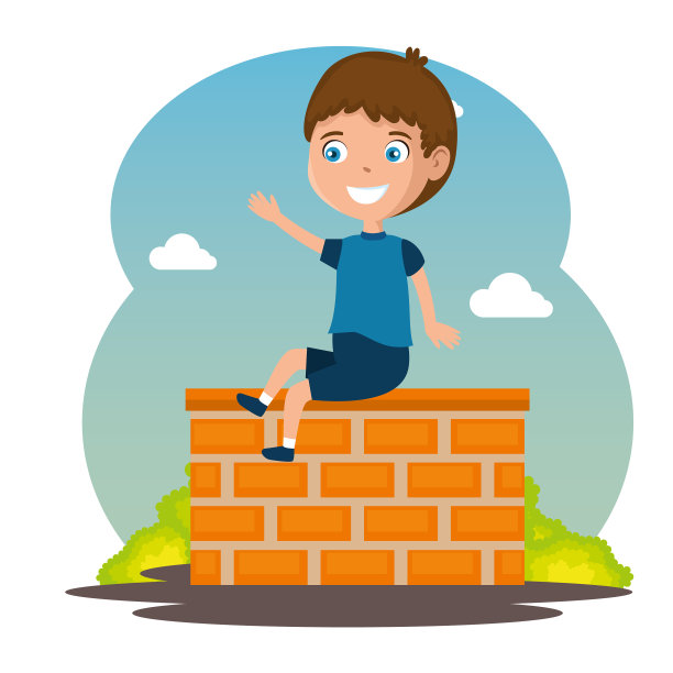 小男孩快乐的性格图片下载