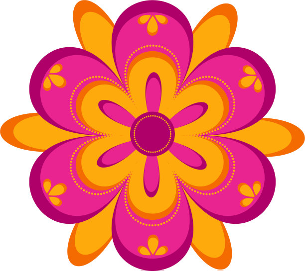 可爱的花朵图标图片下载