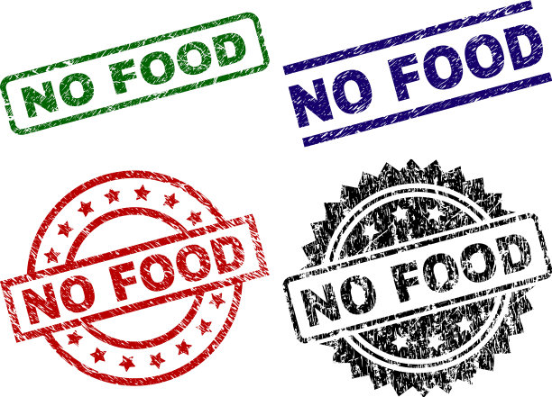 损坏的纹理，没有食品密封印章图片下载