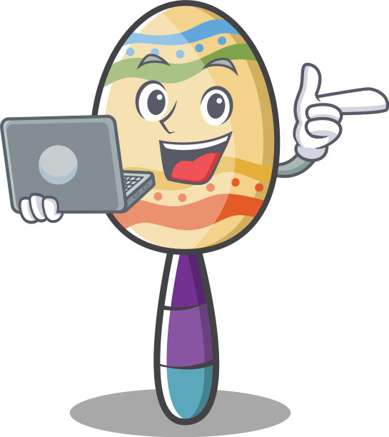 用笔记本电脑制作沙球卡通人物造型图片下载