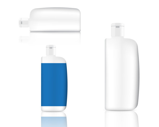 模拟现实的白色塑料包装产品图片下载