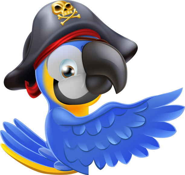 指出海盗鹦鹉图片下载