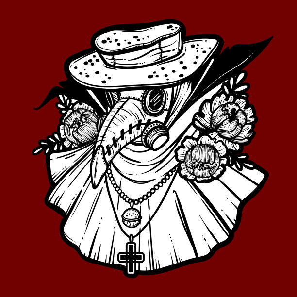 艺术与瘟疫医生海报图片下载