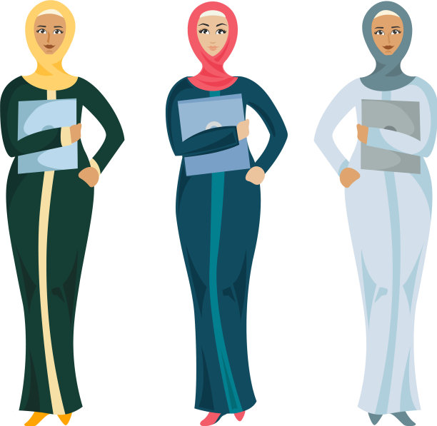 穆斯林商业女性图片下载
