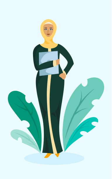 穆斯林商业女性图片下载