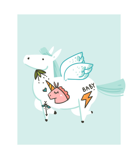 手绘抽象图形创意图片下载