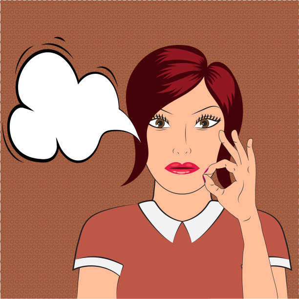 波普艺术风格的女人表现不错图片下载