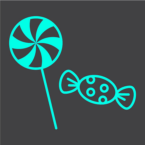 糖果线图标万圣节和可怕的甜蜜标志图片下载