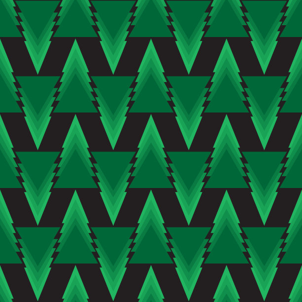 无缝图案与圣诞树图片下载