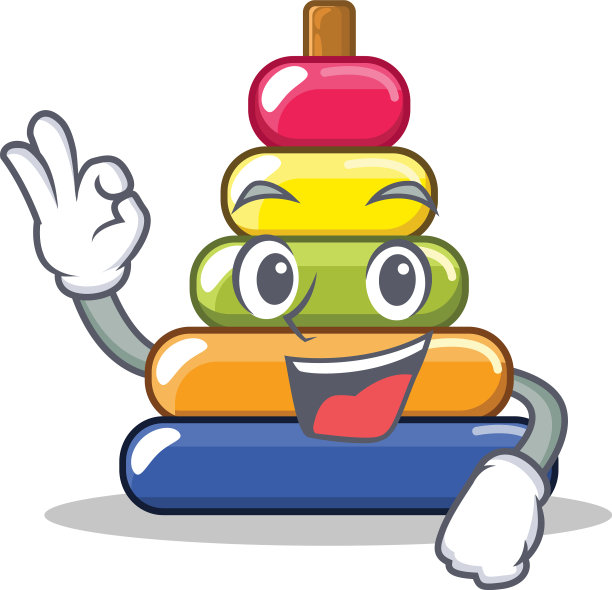 好的，金字塔环人物卡通图片下载