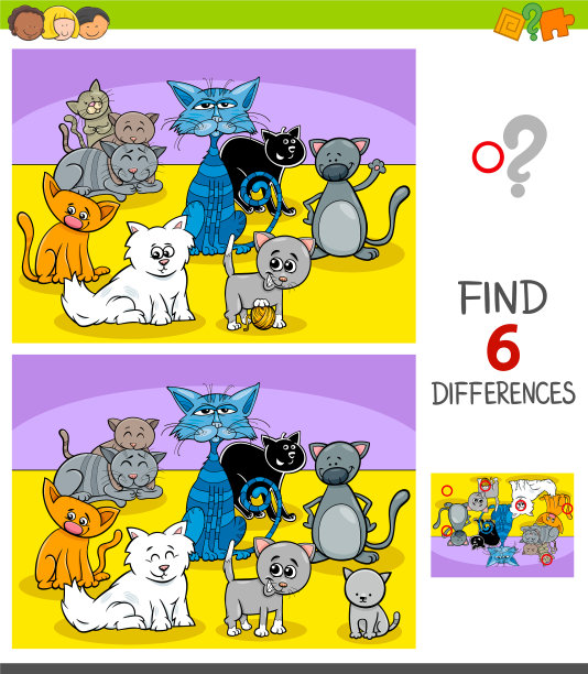 区别游戏与猫的动物角色图片下载