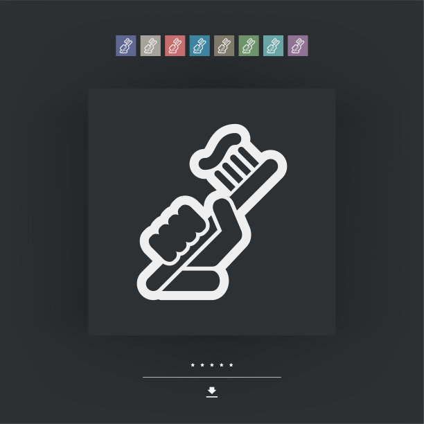 手持牙膏和牙刷图片下载