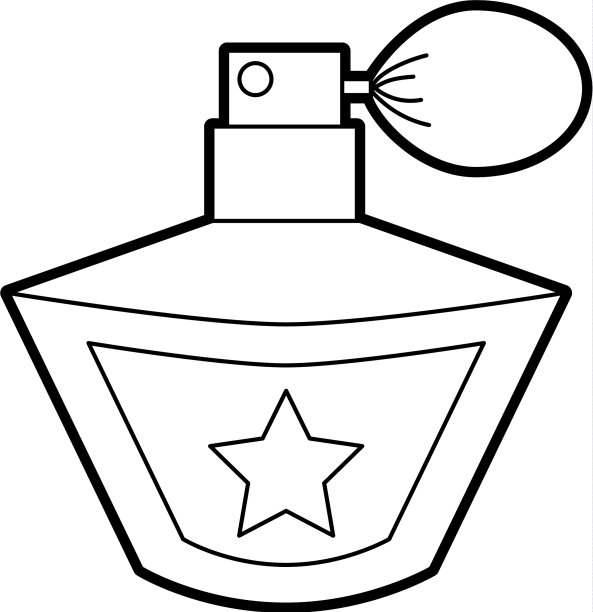 公主香水美女香水配件瓶图片下载