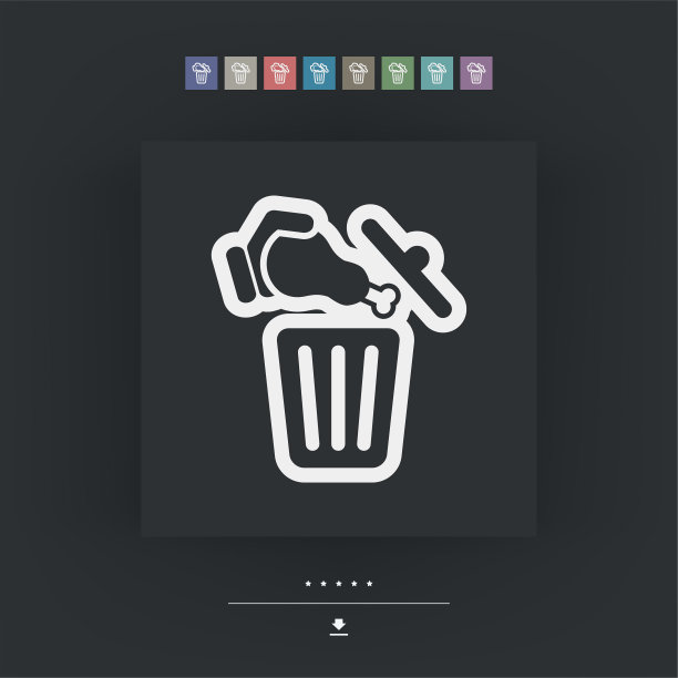 食物垃圾图标图片下载