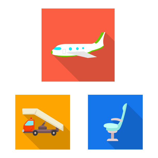 机场及飞机标志图片下载