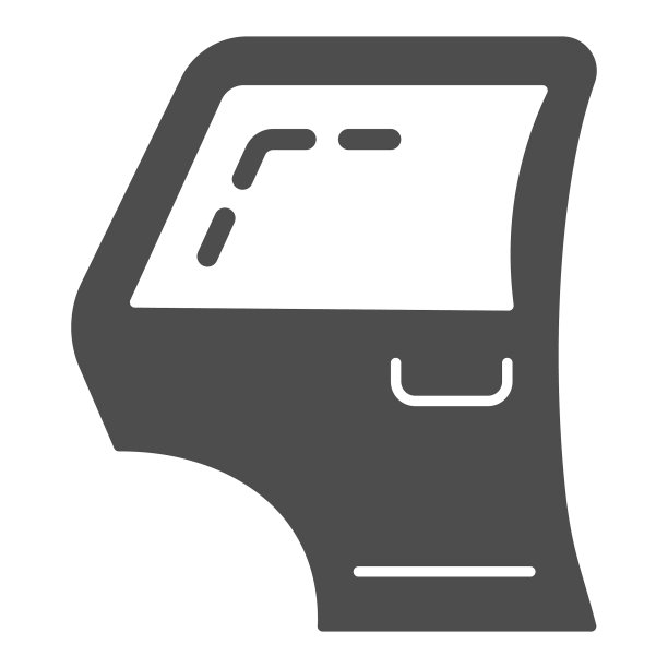 汽车门固体图标汽车侧门图片下载