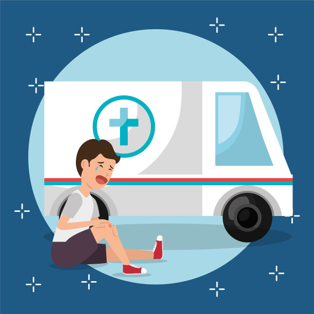 病人与救护车发生意外图片下载