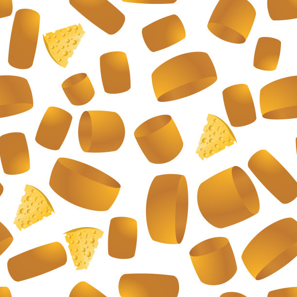 奶酪无缝图案黄色食物背景图片下载