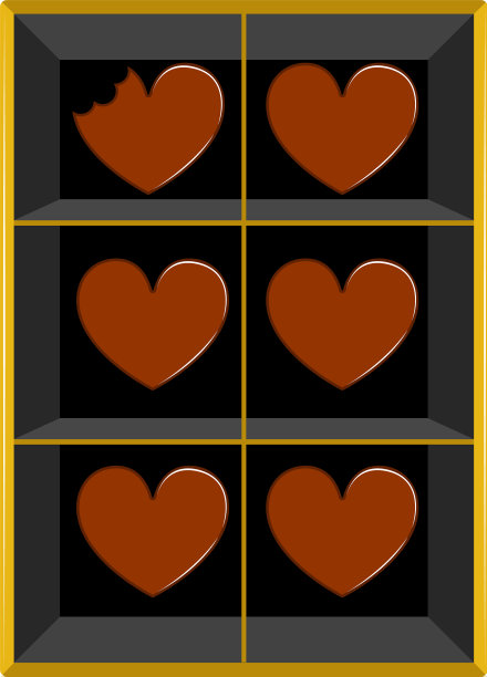 心形巧克力盒情人节图片下载