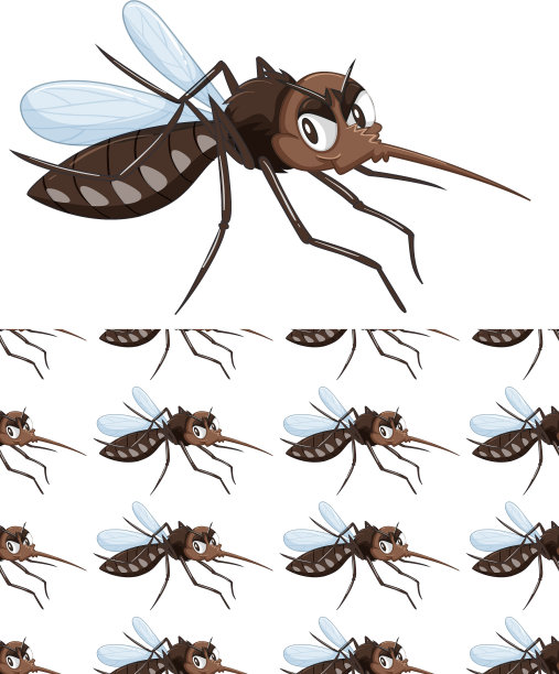 无缝隔离动物图案卡通图片下载