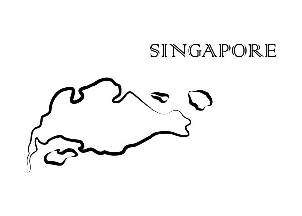 新加坡地图图片下载