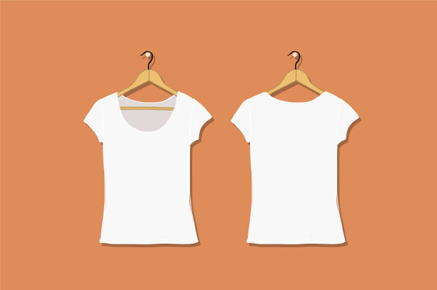 女性t恤模型白色为您的设计图片下载