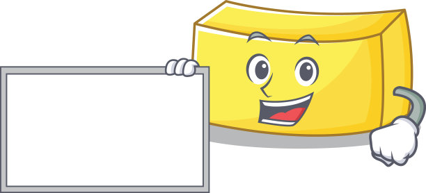 配板黄油人物卡通风格图片下载