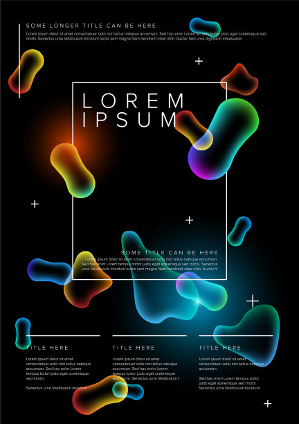 摘要生物学传单模板图片下载