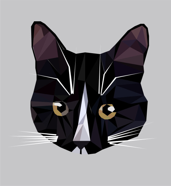 低聚猫图标图片下载