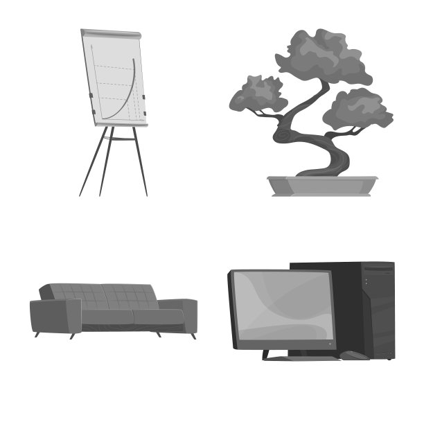 家具及作品符号设计图片下载