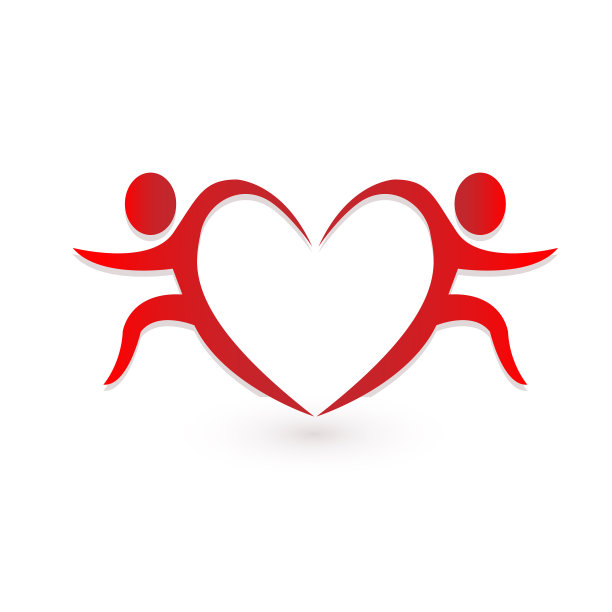 情人节心形情侣偶像图片下载