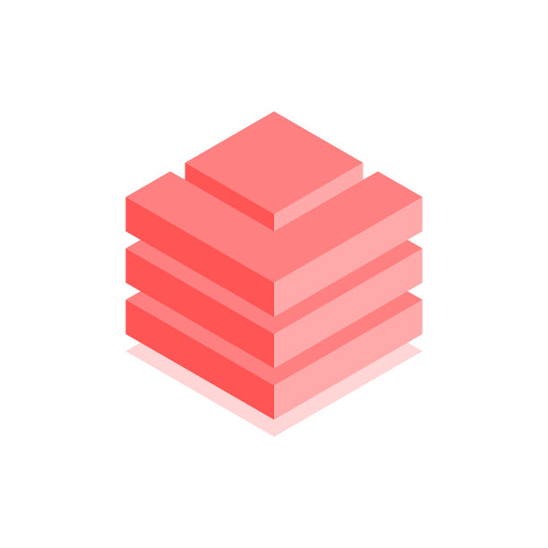 抽象立方图标等距图片下载