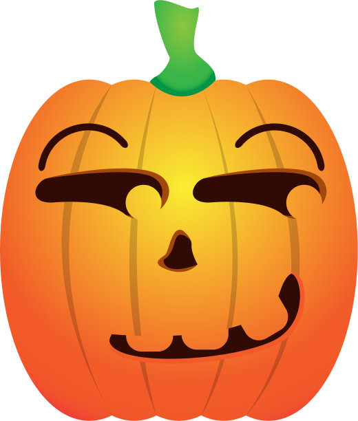 孤立的快乐的南瓜灯图片下载