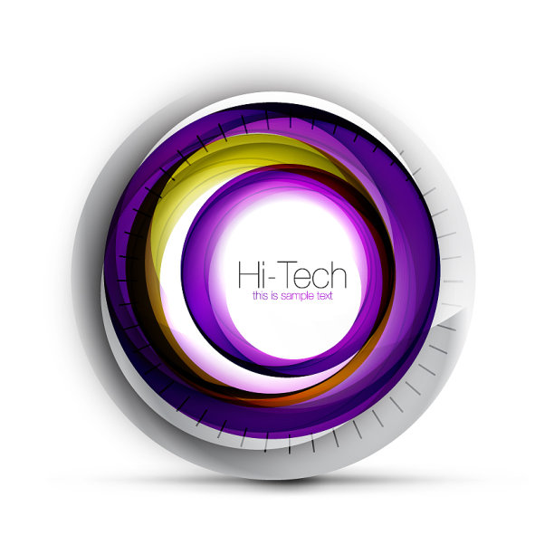 数字技术球体网页横幅按钮或图标图片下载