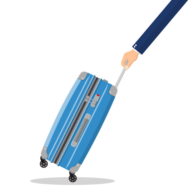 手里拿着旅行包图片下载