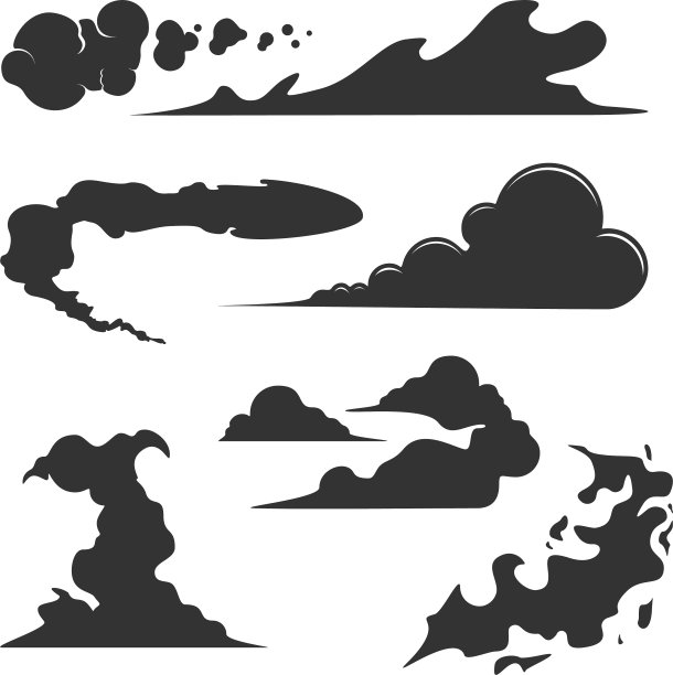 嗖标志，漫画烟雾，logo能量爆发图片下载