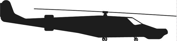 直升机标志黑色图标图片下载