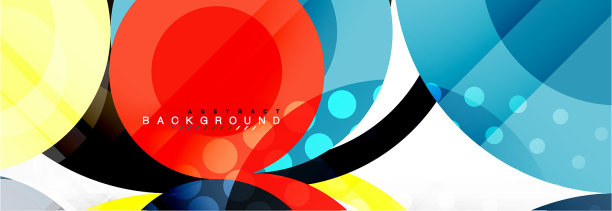 重叠圆设计背景图片下载