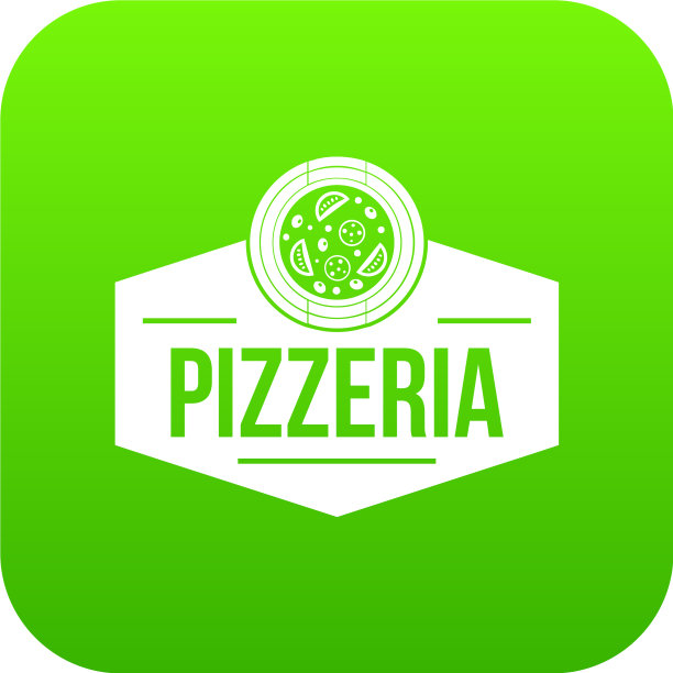 比萨意大利图标绿色图片下载