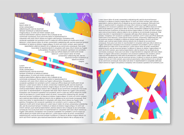 抽象布局的艺术背景设置图片下载