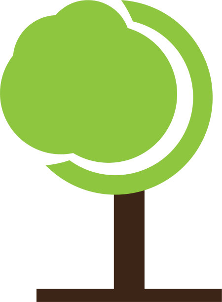 孤立抽象树图标图片下载