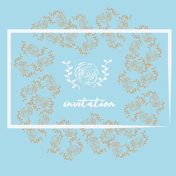 保存日期婚礼请柬模板图片下载