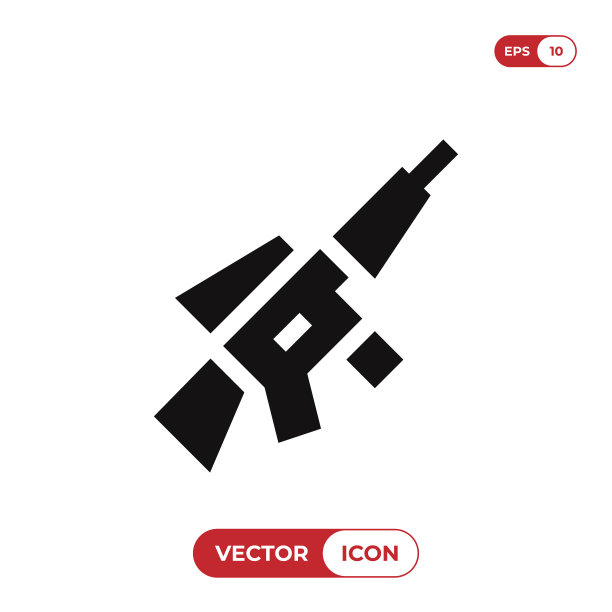 步枪武器图标符号图片下载