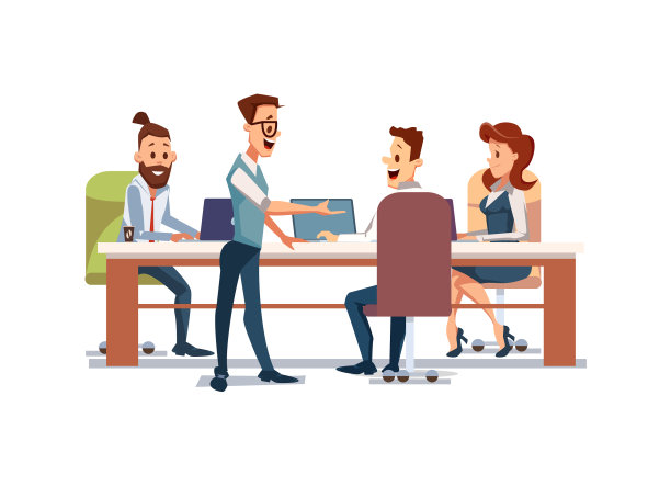 人们在办公室工作图片下载