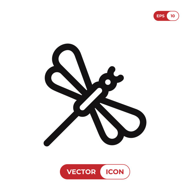 蜻蜓图标图片下载